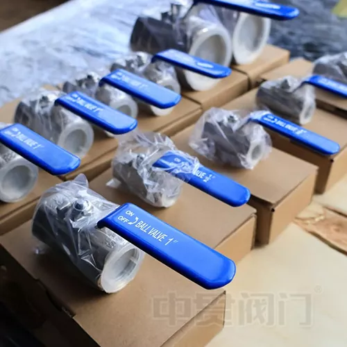 수동 1pc 나사산 엔드 볼 밸브